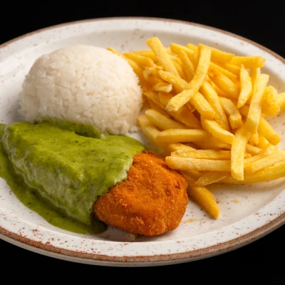 Frango Milanesa Espinafre