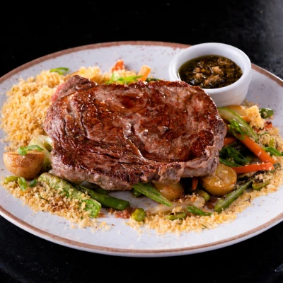Entrecot Premium com Legumes